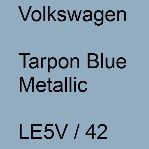 Volkswagen, Tarpon Blue Metallic, LE5V / 42.